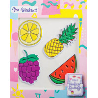 Набор наклеек YES Patch stiker ананас лимон (554309)
