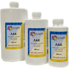 Лак акриловий для картин глянсовий 500 мл 5003 Art Craft (5003-AC)