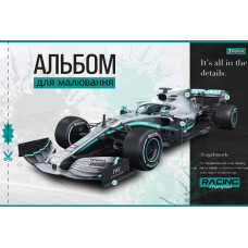 Альбом для рисования 1 Вересня А4 28л/100 скоба с перфорацией (м) (130492)
