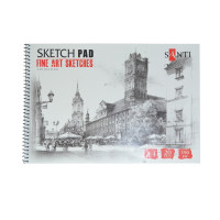 Альбом для графики Santi А4 Fine art sketches 20 л. 190 г/м2 код: 742620