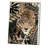 Альбом для рисования А4 30л/100 склейка Jaguar крафт Yes (130547)