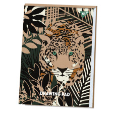 Альбом для рисования А4 30л/100 склейка Jaguar крафт Yes (130547)