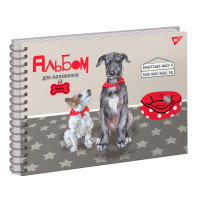 Альбом для рисования Yes А4 20 спираль Dogs (130536)