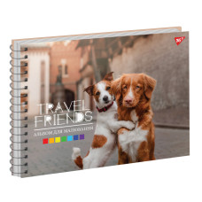 Альбом для рисования А4 30 Спираль Travel friends YES (130571)