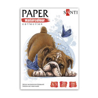 Набор акварельной бумаги SANTI Animals А3 Paper Watercolor Collection 20 л 200 г/м (130519)