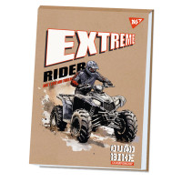 Альбом для малювання А4 20 аркушів клеєний білила Extreme rider крафт YES (130576)