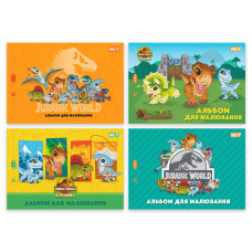 Зошит для малювання Yes А4 12 аркушів скоба з перфорацією Jurassic World Kids (130619)