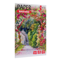 Набор акварельной бумаги SANTI Nature А4 Paper Watercolour Collection 18 л. 200г/м (742817)