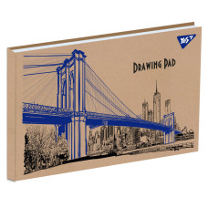 Альбом для рисования А4 20л/100 склейка Bridge крафт Yes (130543)