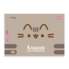 Альбом для малювання А4 28 скоба з перфорацією Pusheen YES (130590)