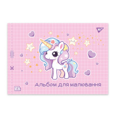 Альбом для малювання А4 12 скоба з перфорацією Pets YES (130601)