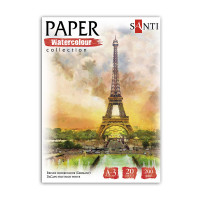 Набір паперу для акварелі SANTI City А3 Paper Watercolor Collection 20 арк 200 г/м (130510)