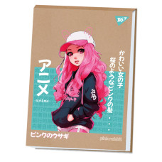 Альбом для рисования А4 20 листов склейка белила Anime крафт YES (130579)