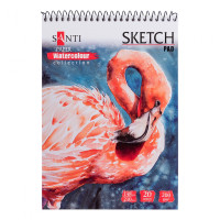 Альбом для акварелі Santi Wonderland А5 Paper Watercolour Collection20 л. 200г/м2 742607