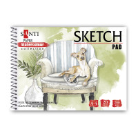 Альбом для акварели SANTI Animals А4 Paper Watercolour Collection 20 л 200г/м3 (130517)