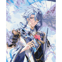 Картина по номерам Аято Genshin Impact аниме 40*50 см Оригами Origami (LW30240)