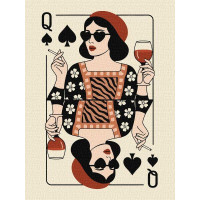 Картина за номерами Карта королеви art_selena_ua 30х40 Ідейка (KHO5205)