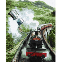 Картина за номерами Harry Potter: Політ до Гоґвортсу Warner Bros. 40х50 Ідейка (KHO5231)