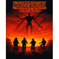 Картини за номерами Дивні дива stranger things 40*50 см (PN3801)