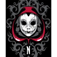 Картина за номерами Ominous Mask SANTI Wednesday LED підсвітка 40х50 см (955078)