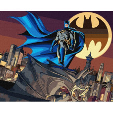 Картина за номерами Batman: Вартовий Готема Warner Bros. 40х50 Ідейка (KHO5251)