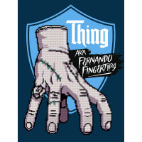 Картина за номерами з алмазною мозаїкою SANTI Wednesday Thing is the best friend 30х40 см (954980)