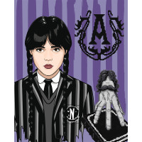 Картина за номерами з алмазною мозаїкою SANTI Wednesday Gothic duo 40х50 см (954993)