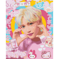 Картина за номерами Аніме K-Pop: Stray Kids (Страй кідс) Лі Фелікс (Li Felix) 40*50 см (Орігамі LW32770)