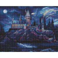 Алмазна мозаїка Harry Potter: Таємничий Гоґвортс Warner Bros. 40х50 Ідейка (AMO20402)