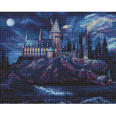 Алмазна мозаїка Harry Potter: Таємничий Гоґвортс Warner Bros. 40х50 Ідейка (AMO20402)