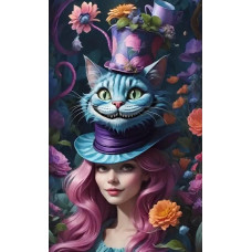 Алмазна мозаїка Чеширський капелюх 30*40см в Dreamtoys (S20389)