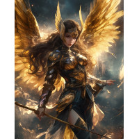 Алмазна мозаїка Золота валькірія 30*40см Dreamtoys (S20166)