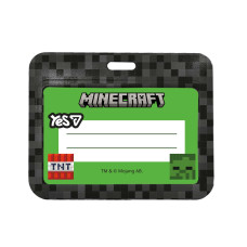 Бейдж без стрічки горизонтальний Yes Minecraft Heroes слайдер (940399)