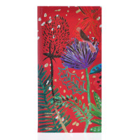 Блокнот 100*200/64 КЛ. интег. фольга золото+глиттер золото Bon Cote. Red flower YES 151423