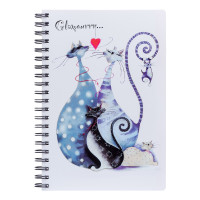 Тетрадь А4 120 Кл. YES Пл.Обл. Glamour Cats (681761)