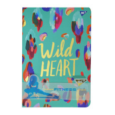 Блокнот-мотиватор YES Wild Heart серии Fitness 140 х 210мм 96л. код: 151581