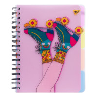 Тетрадь B5 100 клетка YES Пл.Обл. Pink Rollers набор 3 шт. (681725)