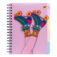 Тетрадь B5 100 клетка YES Пл.Обл. Pink Rollers набор 3 шт. (681725)