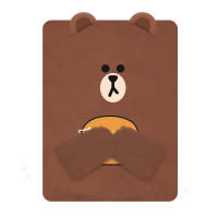 Блокнот пушистый YES Line Friends Brown (151745)