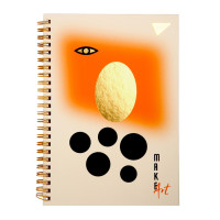 Блокнот YES А5 64 арк 7БЦ cпіраль Make art клітинка (152023)