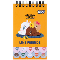Блокнот Yes Line Friends Team 85x142 60 аркушів (152160)