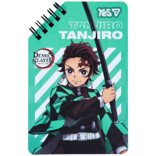 Блокнот Yes Demon Slayer Tanjiro 95x145 60 аркушів лінія (152229)