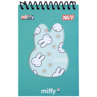 Блокнот Yes Miffy Flowers 100x150 з фігурною висічкою 60 аркушів клітинка (152249)