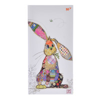 Блокнот 100*200/64 ЛИН. интег. фольга золото+Уф.выб. BugArt. White rabbit YES код: 151433
