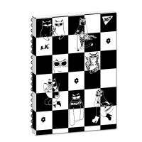 Блокнот А5 50 л дв cпираль Tatoo Cats клетка YES (151883)