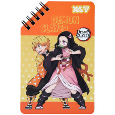 Блокнот Yes Demon Slayer Heroes 95x145 60 аркушів лінія (152230)