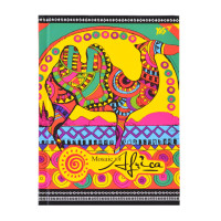 Блокнот А6 64 клітка YES тверда обкладинка African Style (+151463)