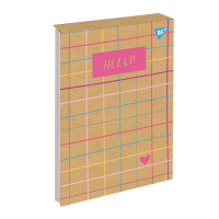 Блокнот А5 80 Кл. Клей YES Girls Крафт (151673)