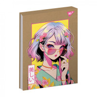 Блокнот Anime girl А5 80 листов клетка YES (151994)