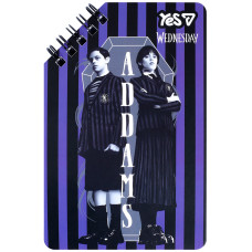 Блокнот Yes Wednesday Addams 95x145 60 аркушів лінія (152231)